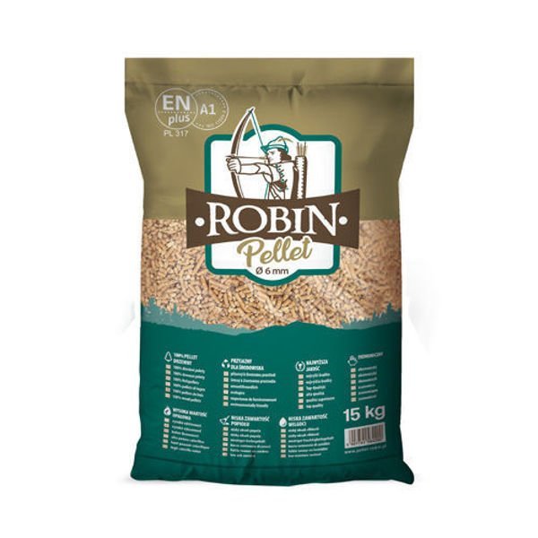 Pellet drzewny Robin 65 worków po 15 kg - obrazek 2